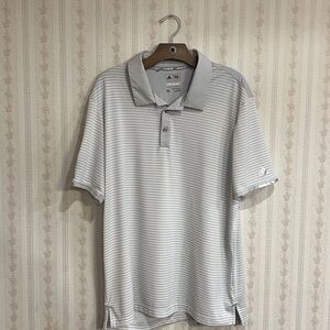 Adidas Men's Light Gray Polo Shirt